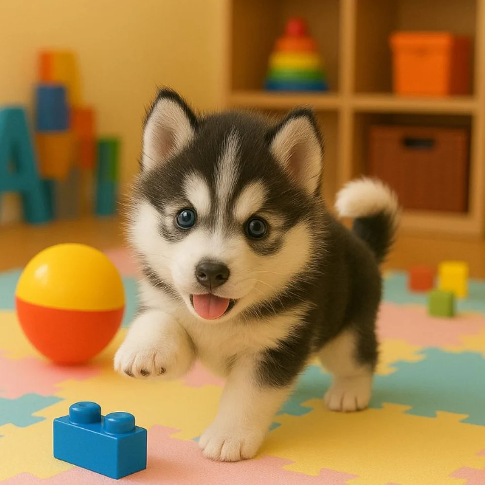 Puppy Speelgoed Interactieve Pluche Husky Robot Hond Kinderen - Afbeelding 3