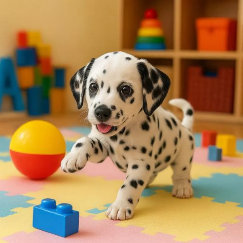 Hondenspeelgoed Interactieve Pluche Robot Puppy Realistische Dalmatiër - Afbeelding 3