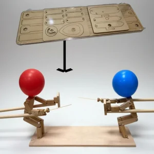 Houten Speelgoed Handgemaakt Vechtersspel Ballonnen